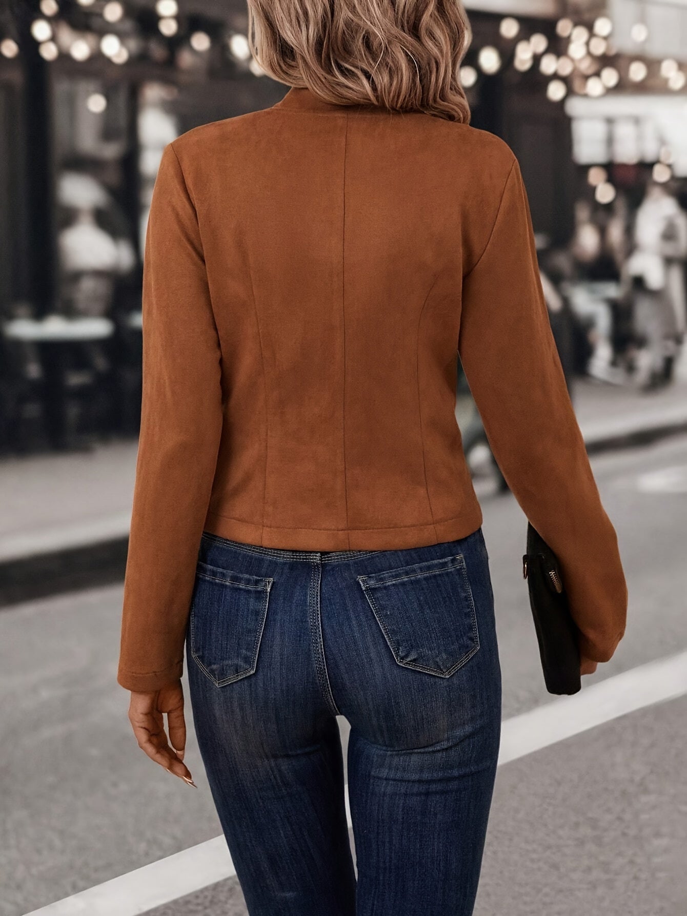 Doris - Stylische doppelseitige Open Front Jacke für die modebewusste Frau