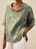 Bettina | Elegantes Leinen-Top 1+1 Gratis