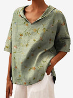 Bettina | Elegantes Leinen-Top 1+1 Gratis