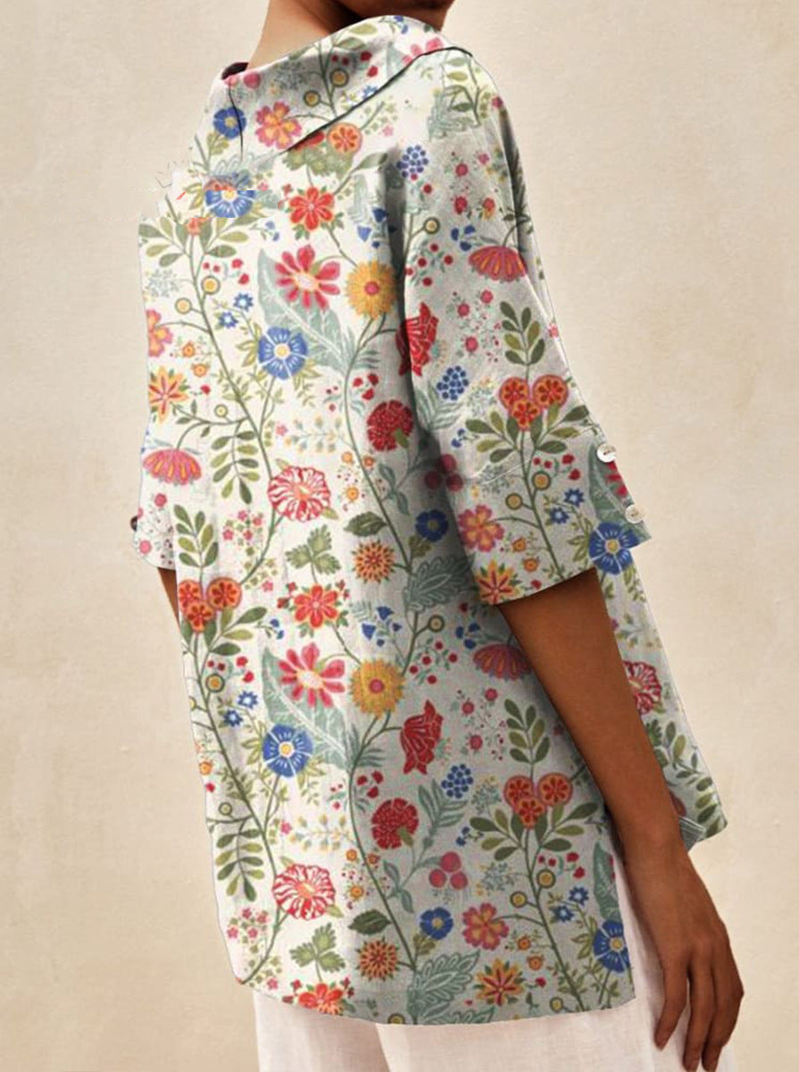 Bettina | Elegantes Leinen-Top 1+1 Gratis