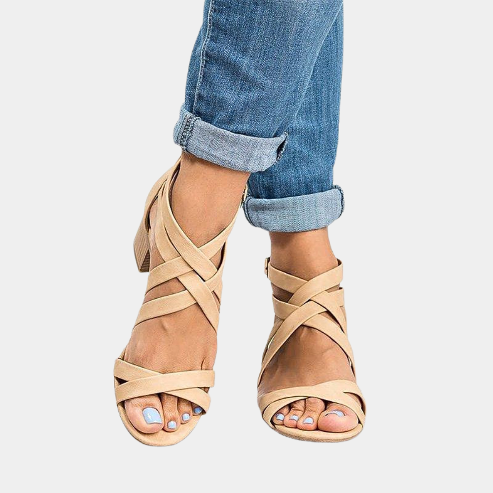 Elegante Damen-Sandalen mit trendigem Stapelabsatz