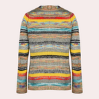 Lina - Lebendige Strickjacke für Damen mit modischem V-Ausschnitt