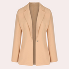 Nastya - Eleganter, minimalistischer Blazer für Damen im schlichten Stil