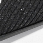 AMELIA - Trendige hohe Strickstiefel mit bequemem Blockabsatz