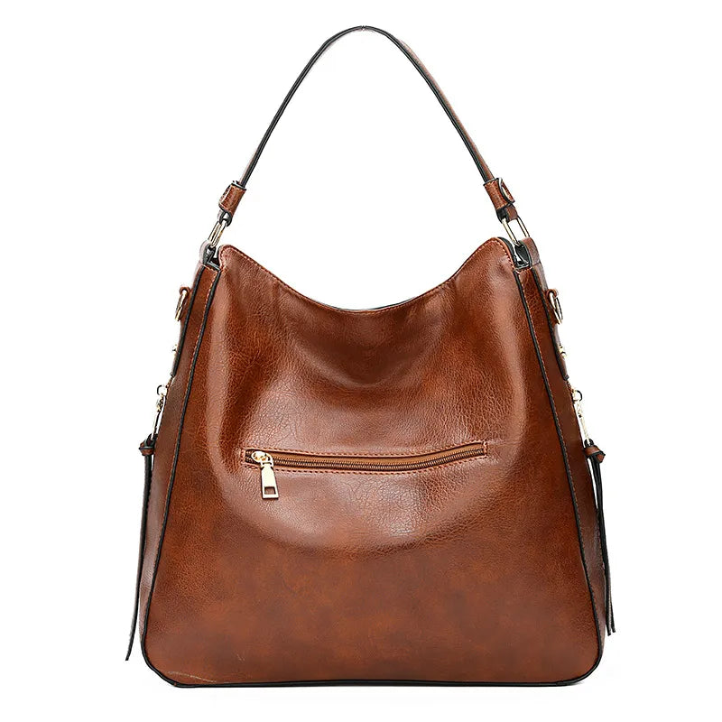 Jacky - Elegante und geräumige Sommer-Tasche aus Leder für Frauen