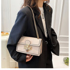 Luxuriöse Crooobody Handtasche. Bienenverschluss Tote Lässig Klappe. Krokodilprint Handtasche