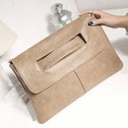 Modische Abendtasche, elegant und exquisit, vintage Leder Clutch.