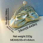 Luxuriöse Damenmode Design Handtaschen Funkelnde Bankett Clutch Tasche