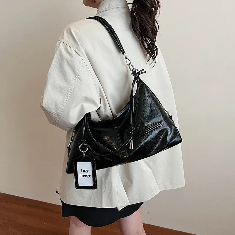 Leder Crossbody Schultertasche für Frauen 2025 Luxus Designer