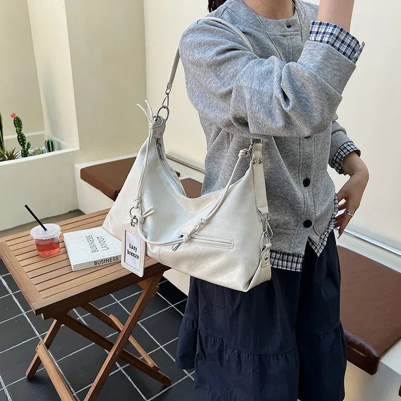 Leder Crossbody Schultertasche für Frauen 2025 Luxus Designer