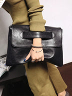 Modische Abendtasche, elegant und exquisit, vintage Leder Clutch.