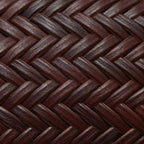 Echte Leder Schultertasche Weben Lässige Einkaufstasche