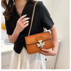 Luxuriöse Crooobody Handtasche. Bienenverschluss Tote Lässig Klappe. Krokodilprint Handtasche