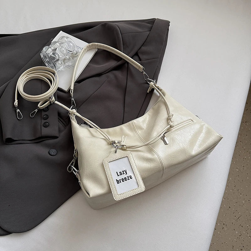 Leder Crossbody Schultertasche für Frauen 2025 Luxus Designer