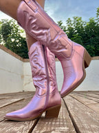 Gracie - Wunderschöne metallische Cowboystiefel für einen glamourösen Look