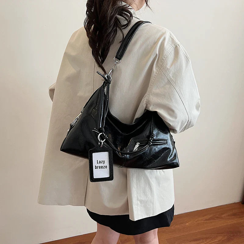 Leder Crossbody Schultertasche für Frauen 2025 Luxus Designer