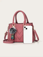 Modische große Kapazität bestickte Damen Umhängetasche