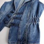 Sophie - Trendiges Denim-Gilet für Frauen