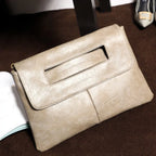 Modische Abendtasche, elegant und exquisit, vintage Leder Clutch.