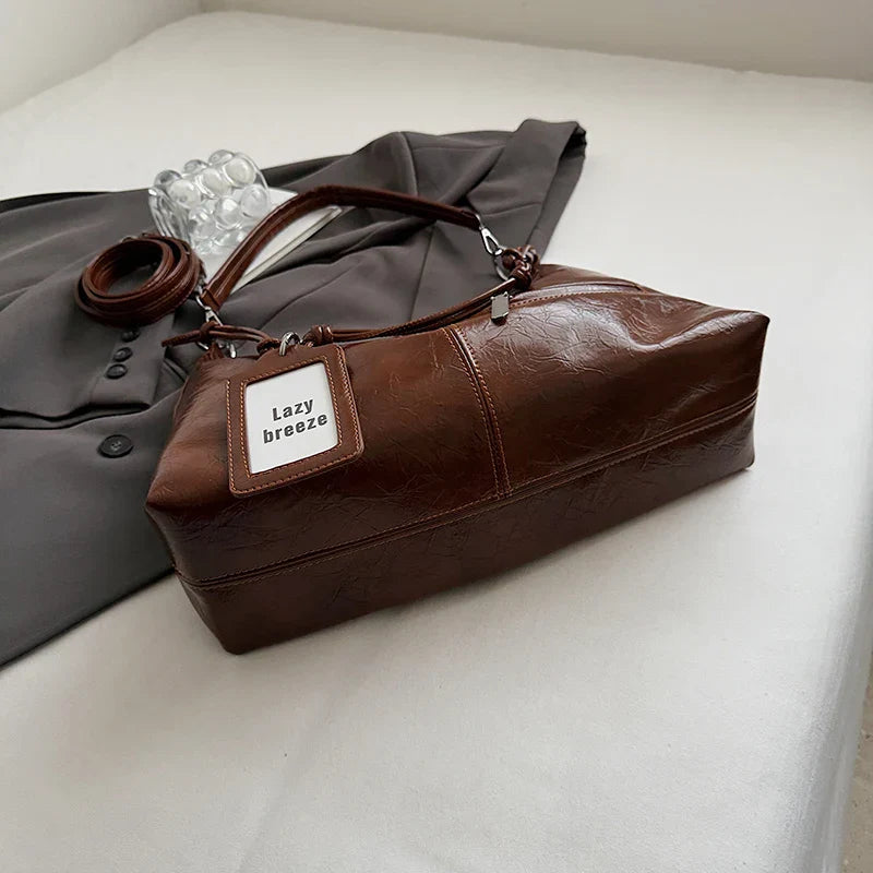 Leder Crossbody Schultertasche für Frauen 2025 Luxus Designer