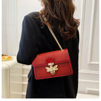 Luxuriöse Crooobody Handtasche. Bienenverschluss Tote Lässig Klappe. Krokodilprint Handtasche