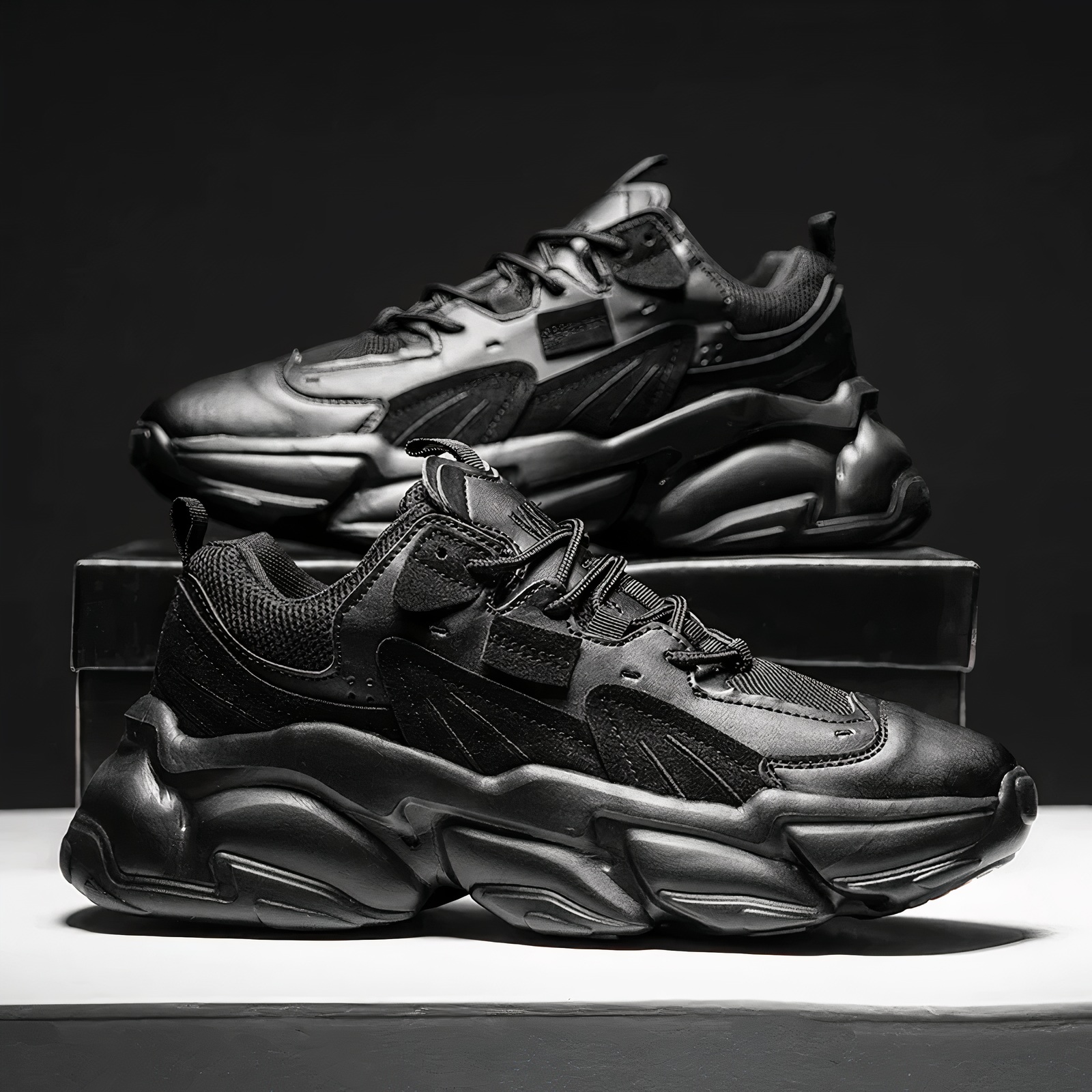 Erhöhen Sie Ihren Stil mit den leichten 6cm Boost Turnschuhen - Van!