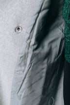 Zania Wollmantel | Hellgrau meliert