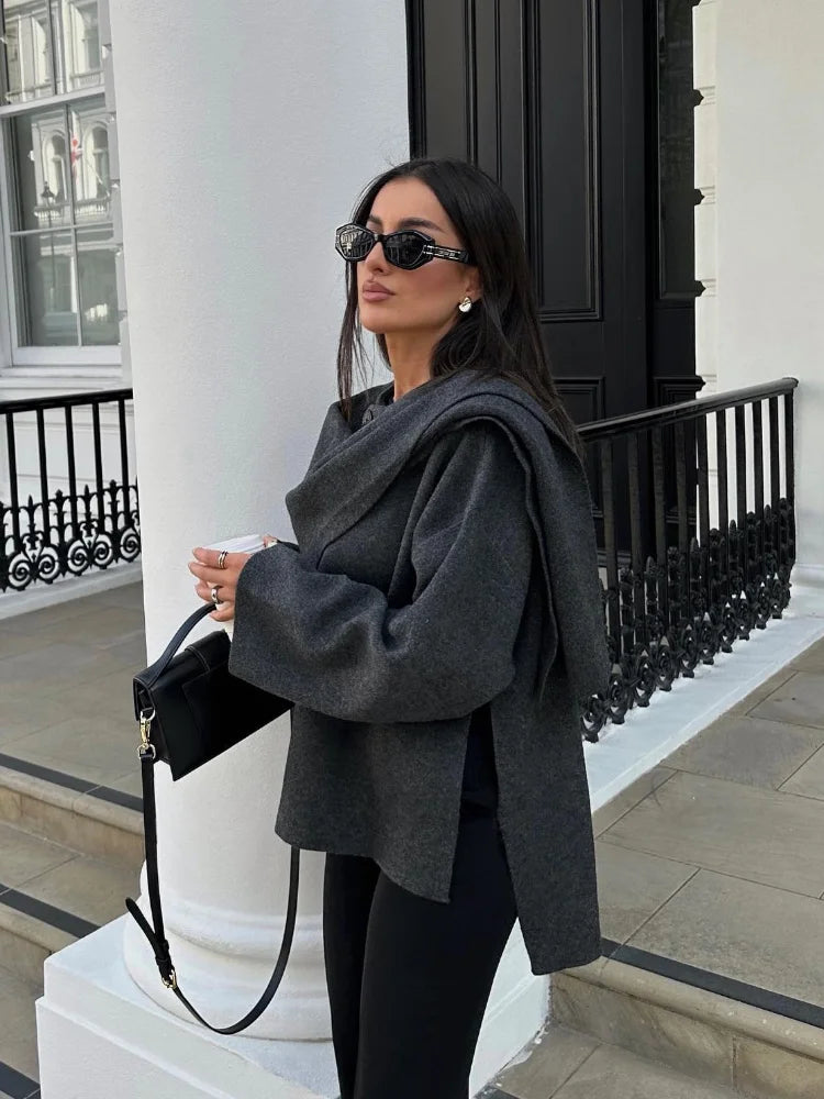 Amelie™ - Woll-Cape Mantel