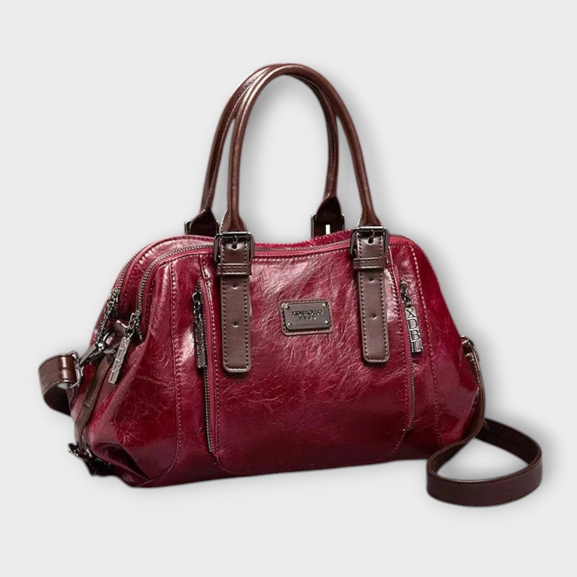 Lora. - Elegante Vintage-Schultertasche