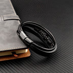 Nolan - Elegantes schwarzes Kreuzband für den modernen Mann